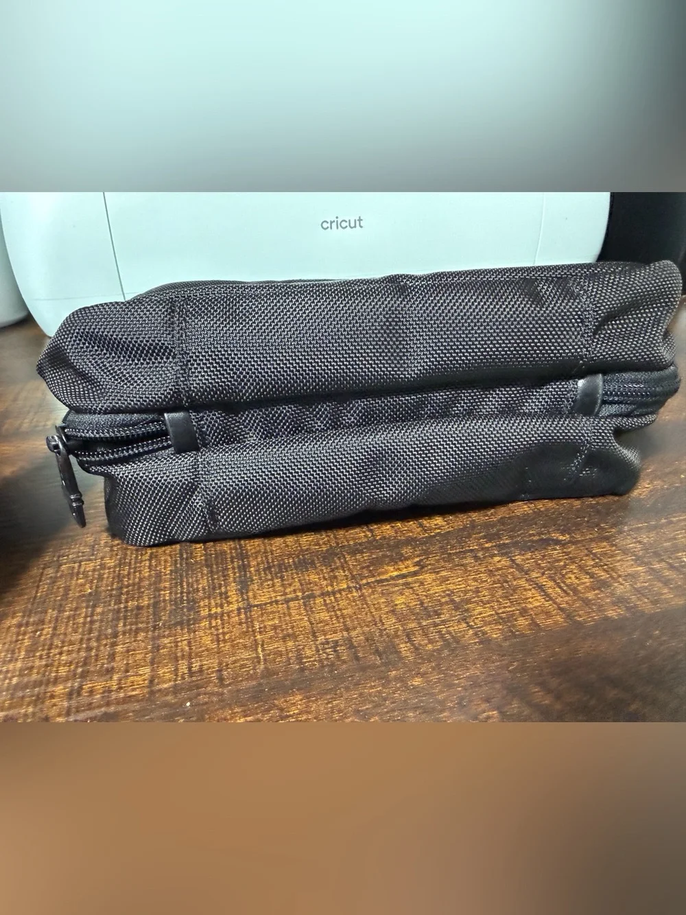 Tumi Alpha 2 Black Nylon & Leather Trim Toiletry Kit